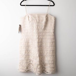 JS Collections | Spaghetti Strap Cream Dress